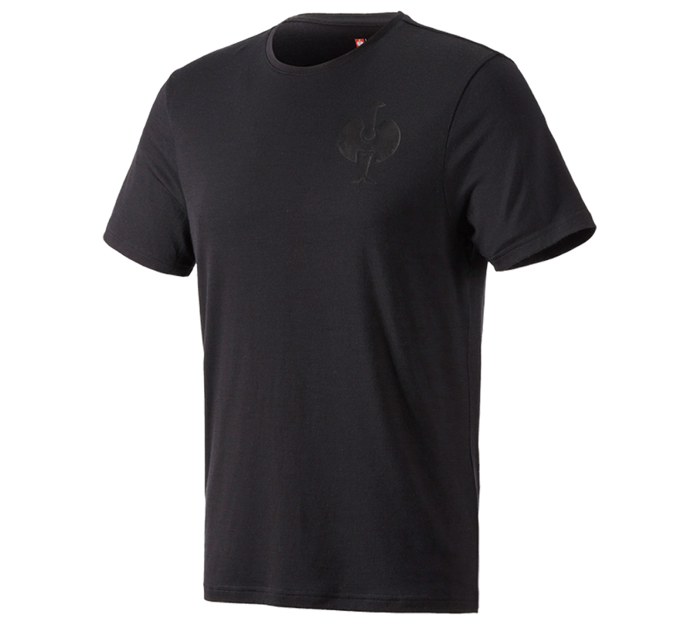 Primary image T-Shirt Merino e.s.trail black