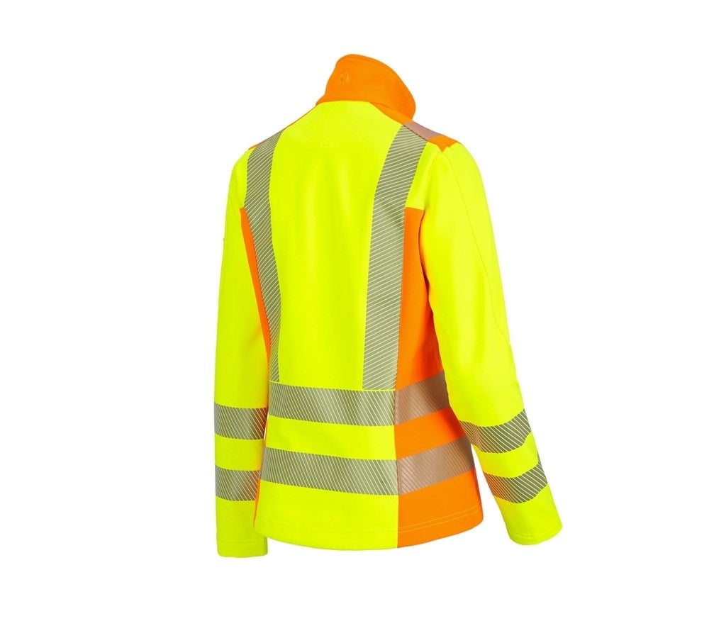 Secondary image High-vis soft.jacket softlight e.s.motion 2020,lad high-vis yellow/high-vis orange
