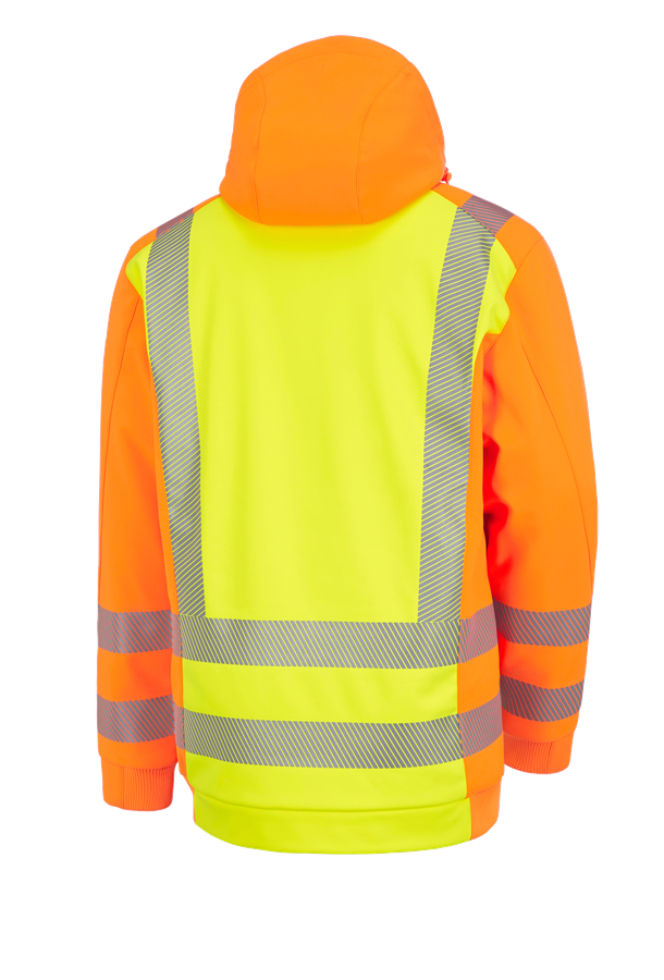 Secondary image High-vis winter softshell jacket e.s.motion 2020 high-vis yellow/high-vis orange