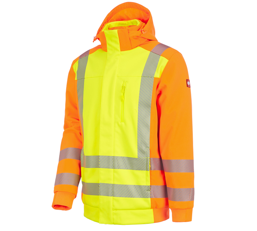 Primary image High-vis winter softshell jacket e.s.motion 2020 high-vis yellow/high-vis orange