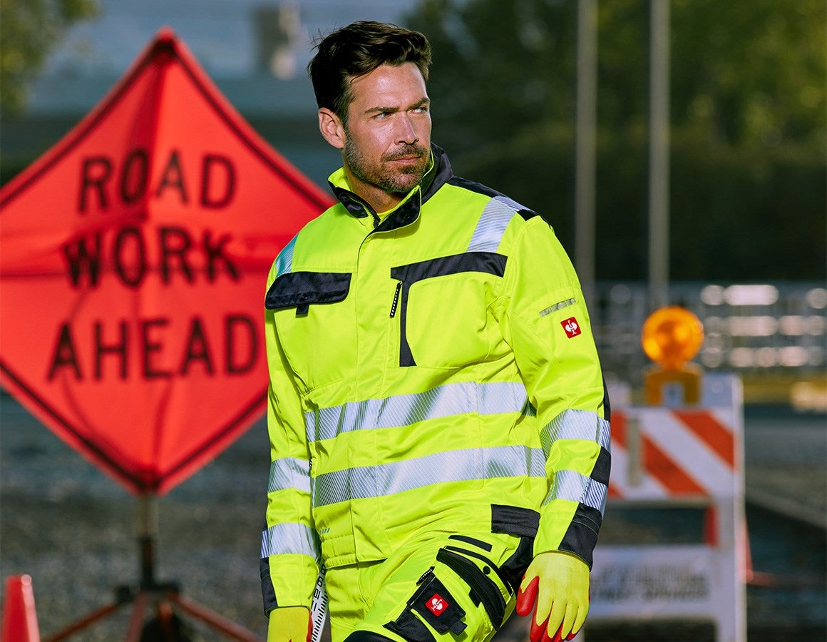 Main action image High-vis jacket e.s.motion high-vis yellow/anthracite