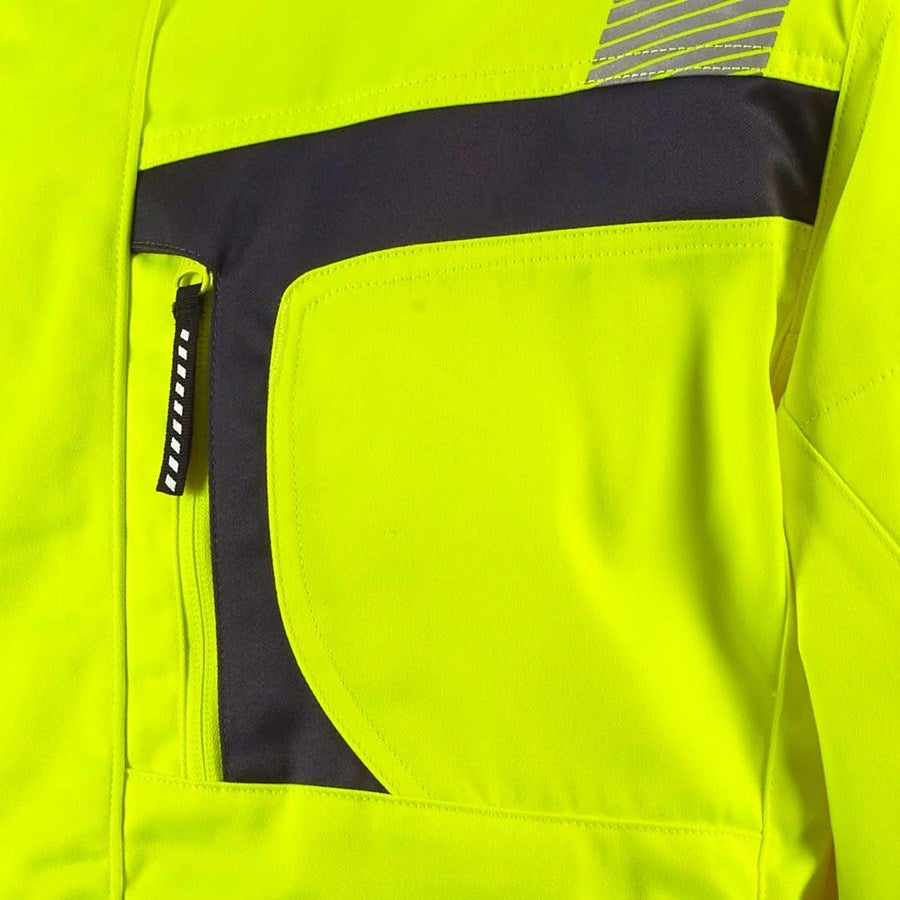 Detailed image High-vis jacket e.s.motion high-vis yellow/anthracite