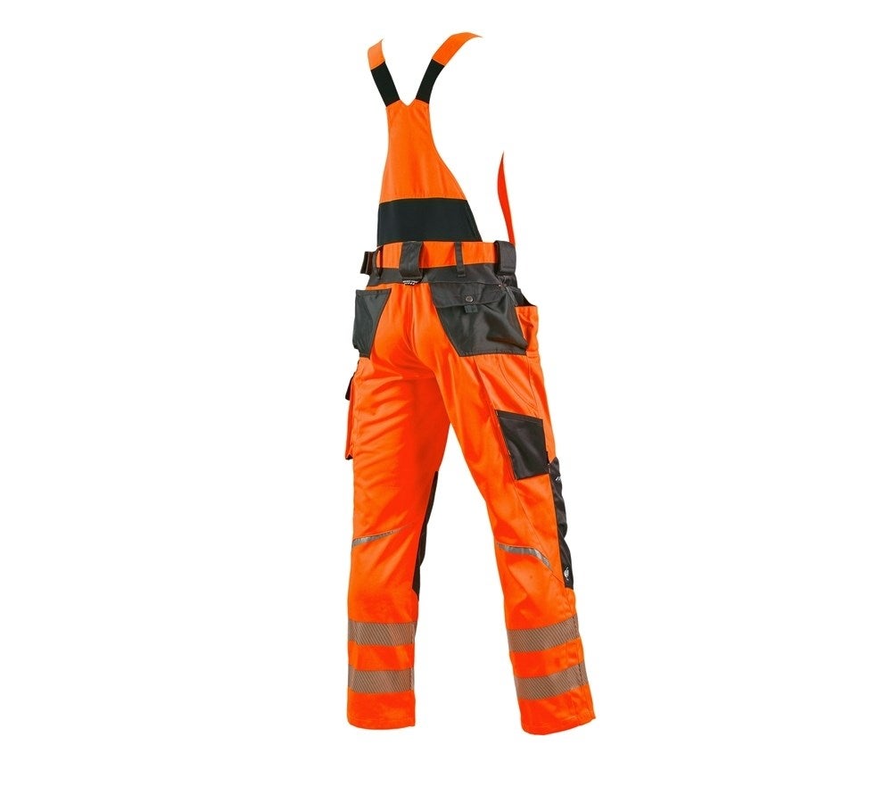 Secondary image High-vis bib & brace e.s.motion high-vis orange/anthracite