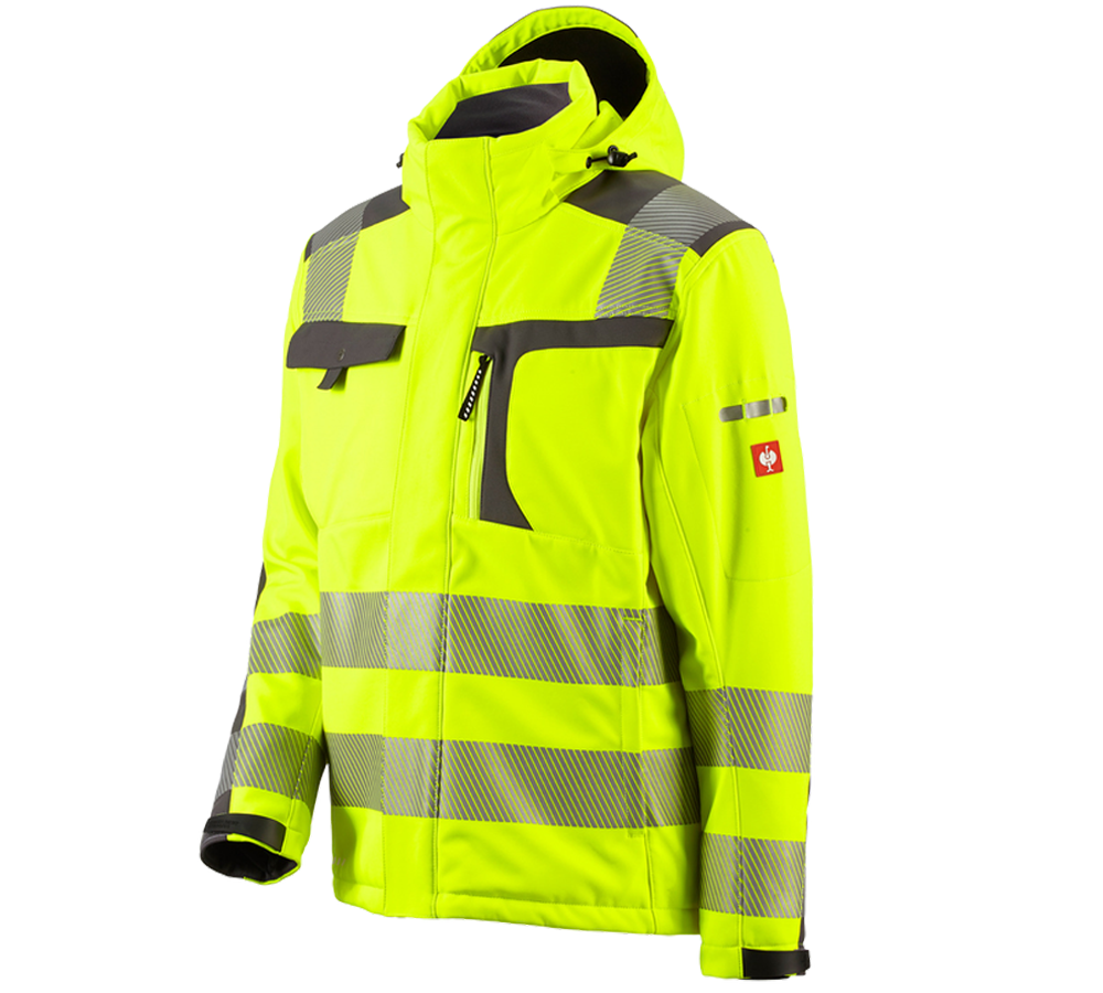 Primary image High-vis softshell jacket e.s.motion high-vis yellow/anthracite
