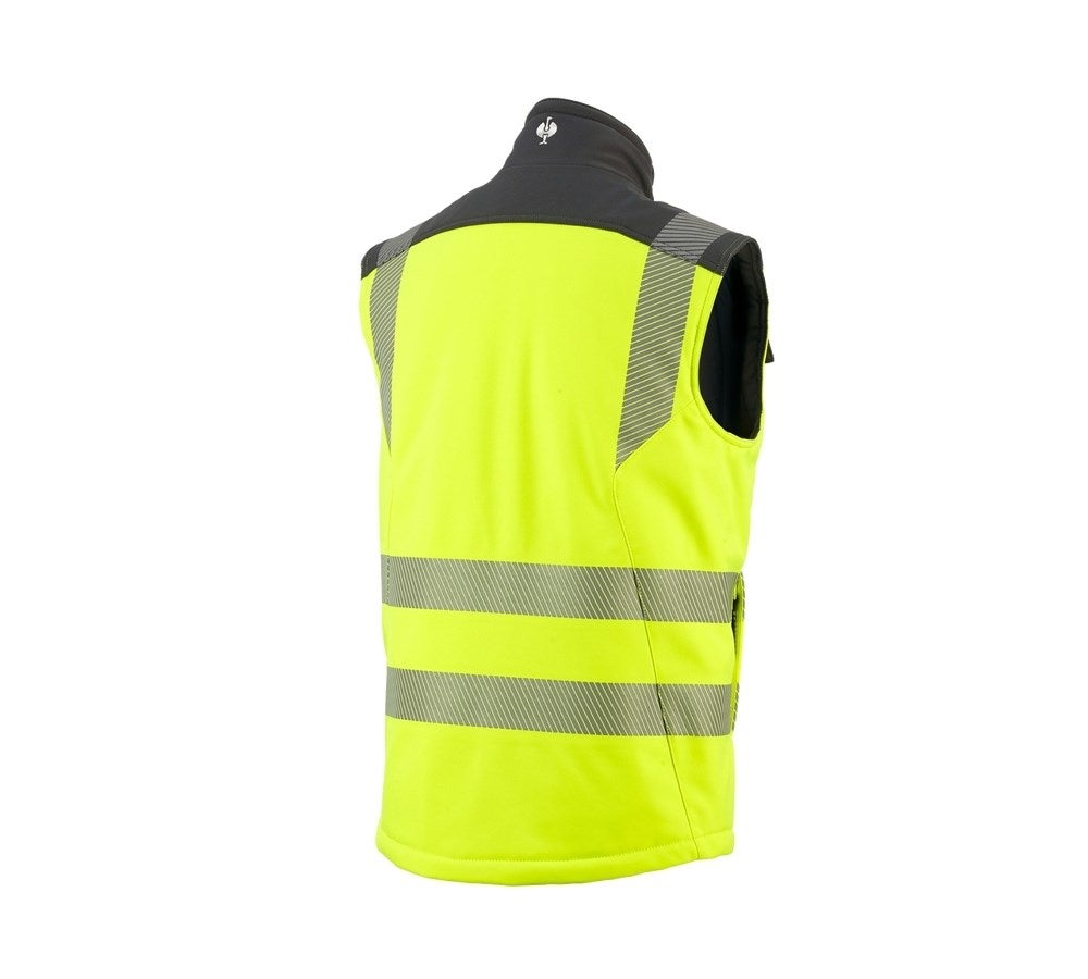 Secondary image High-vis softshell bodywarmer e.s.motion high-vis yellow/anthracite