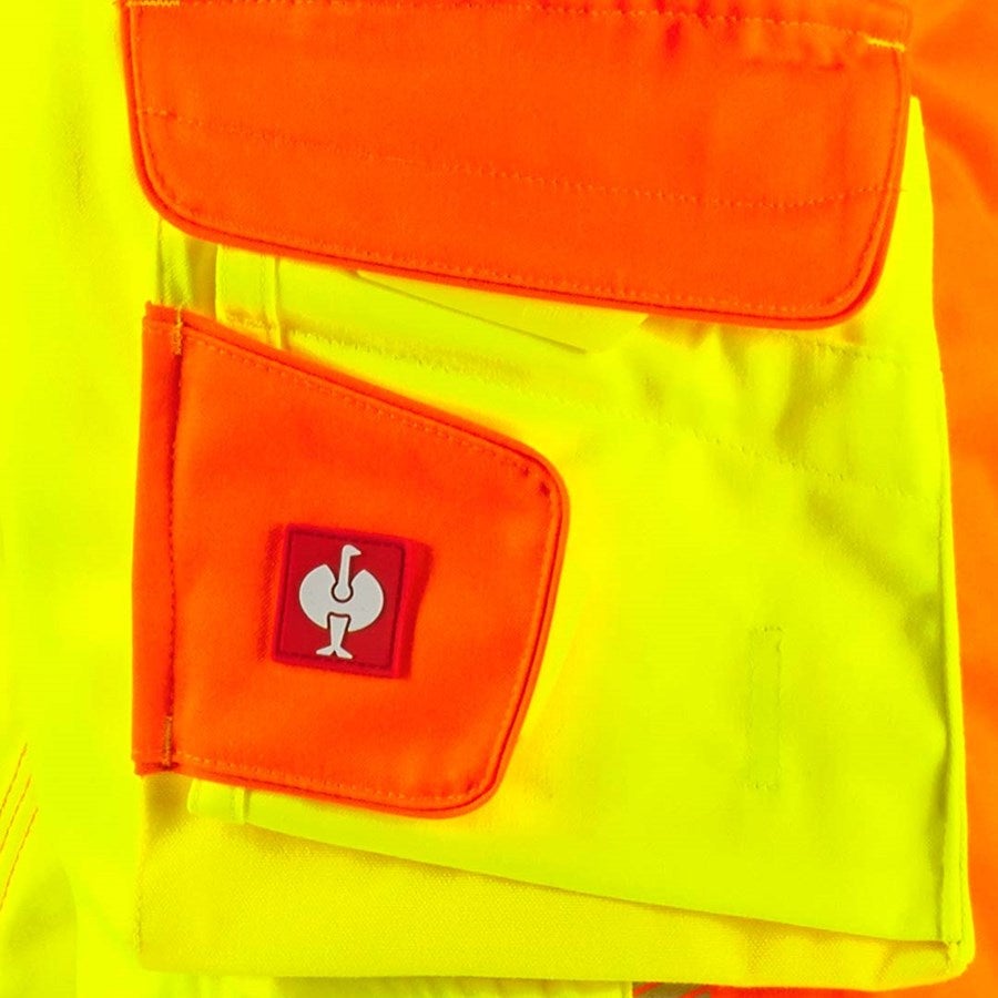 Detailed image High-vis trousers e.s.motion 2020 high-vis yellow/high-vis orange
