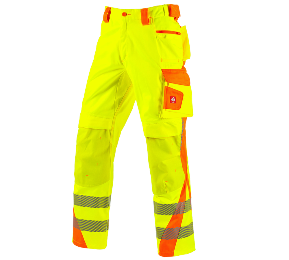 Primary image High-vis trousers e.s.motion 2020 high-vis yellow/high-vis orange
