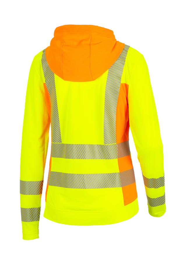 Secondary image High-vis funct.hooded jacket e.s.motion 2020,lad. high-vis yellow/high-vis orange
