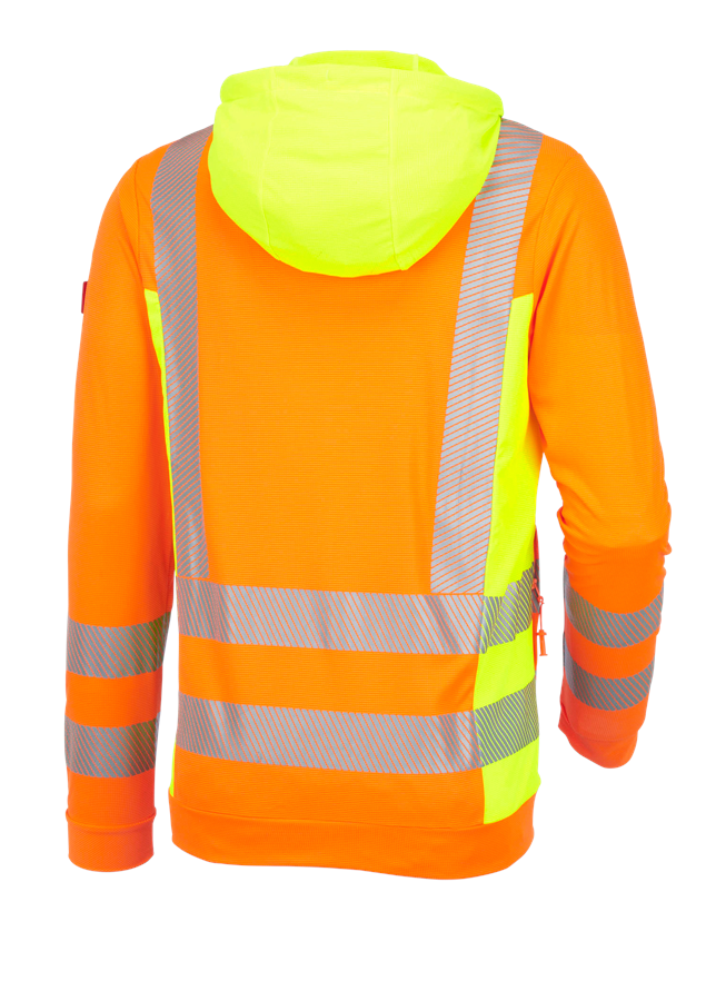 Secondary image High-vis functional hooded jacket e.s.motion 2020 high-vis orange/high-vis yellow