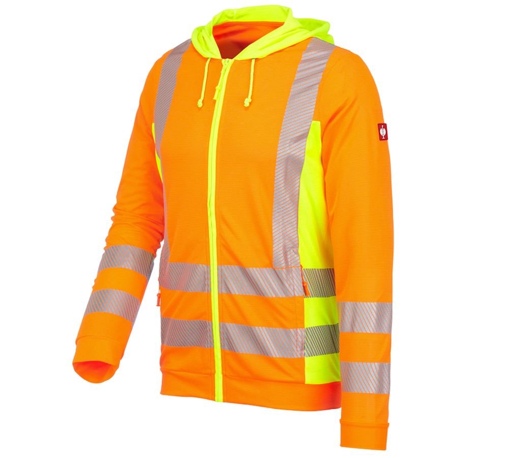 Primary image High-vis functional hooded jacket e.s.motion 2020 high-vis orange/high-vis yellow