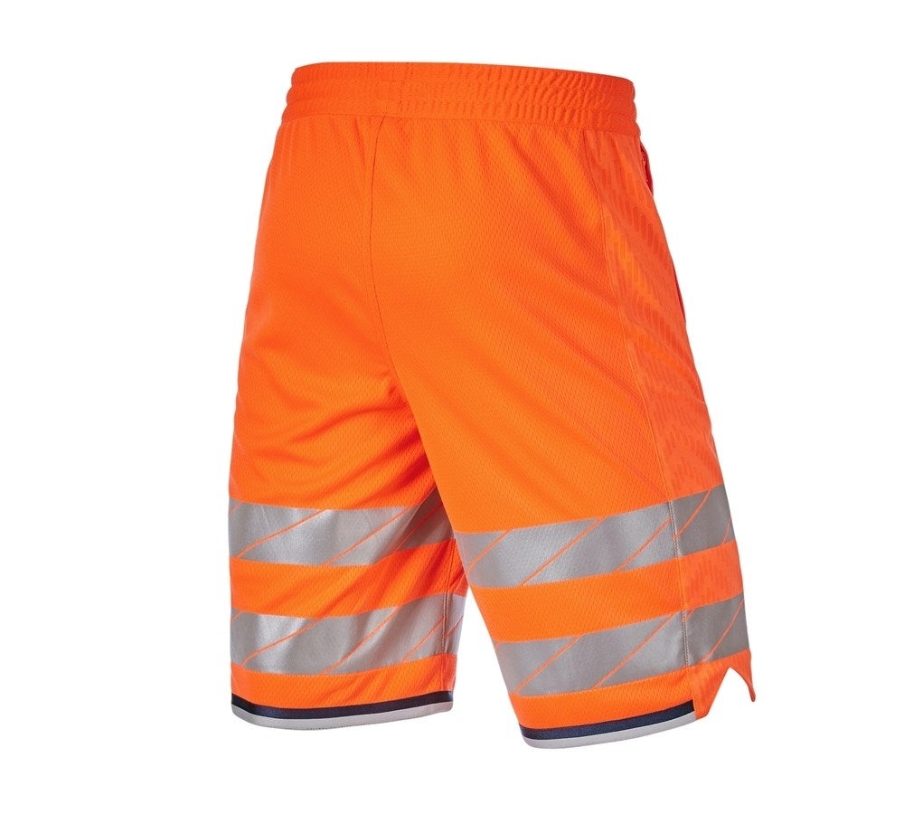 Secondary image High-vis functional shorts e.s.ambition high-vis orange/navy