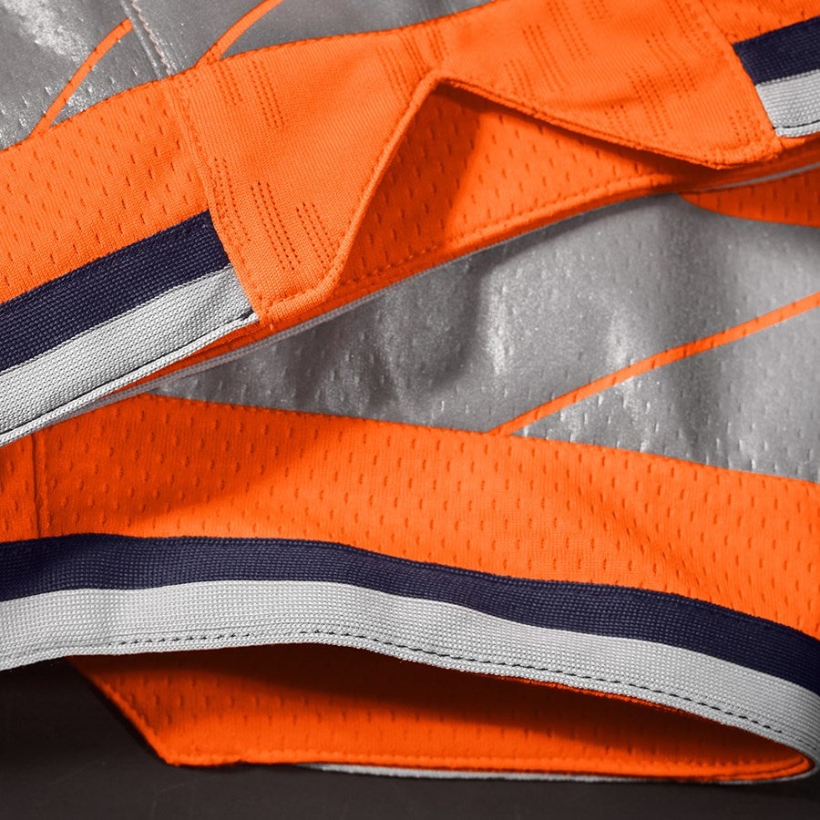 Detailed image High-vis functional shorts e.s.ambition high-vis orange/navy