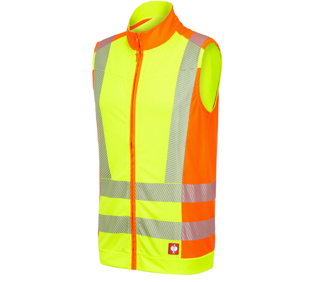 Primary image High-vis functional bodywarmer e.s.motion 2020 high-vis yellow/high-vis orange