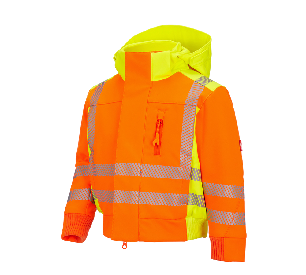 Primary image High-vis winter softsh. jacket e.s.motion 2020,c high-vis orange/high-vis yellow