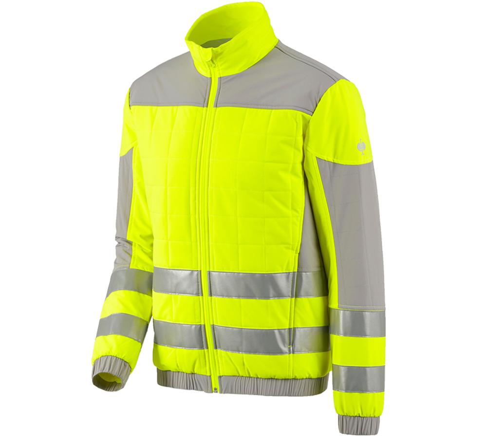 Primary image High-vis jacket e.s.concrete high-vis yellow/pearlgrey
