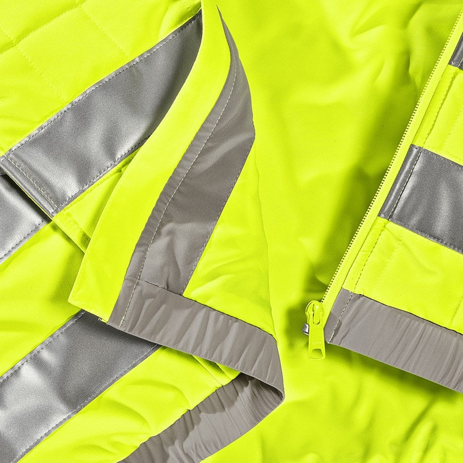 Detailed image High-vis jacket e.s.concrete high-vis yellow/pearlgrey