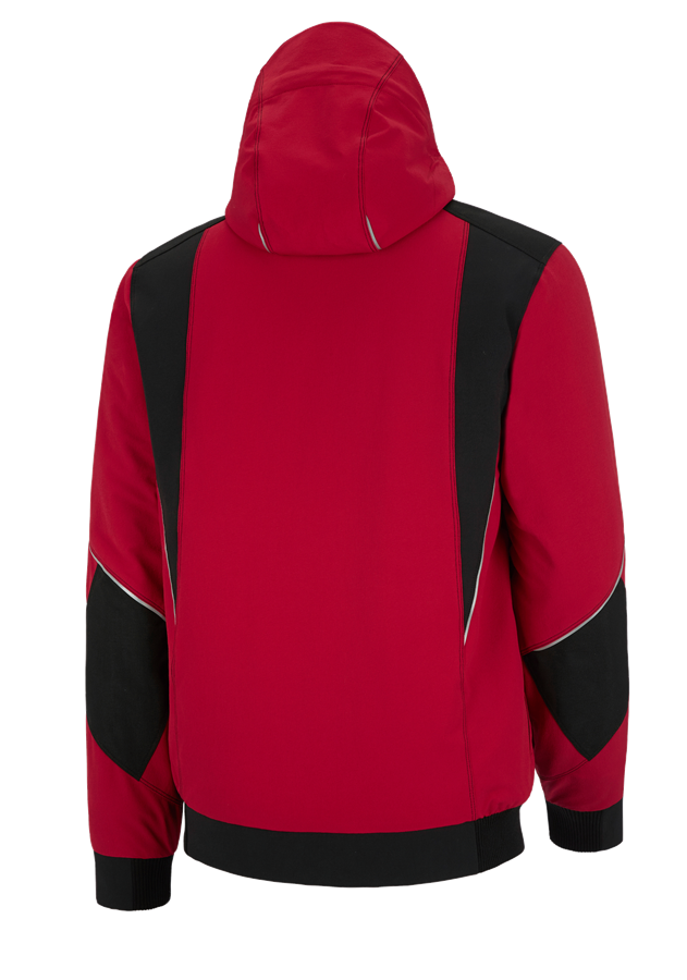 Secondary image Winter functional jacket e.s.dynashield fiery red/black