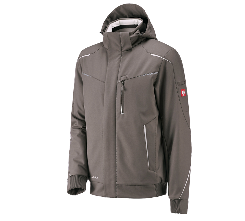 Primary image Winter softshell jacket e.s.motion 2020, men's stone/plaster