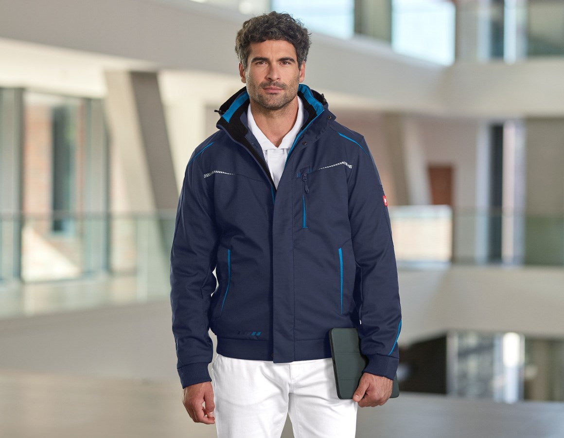 Additional image 6 Winter softshell jacket e.s.motion 2020, men's navy/atoll