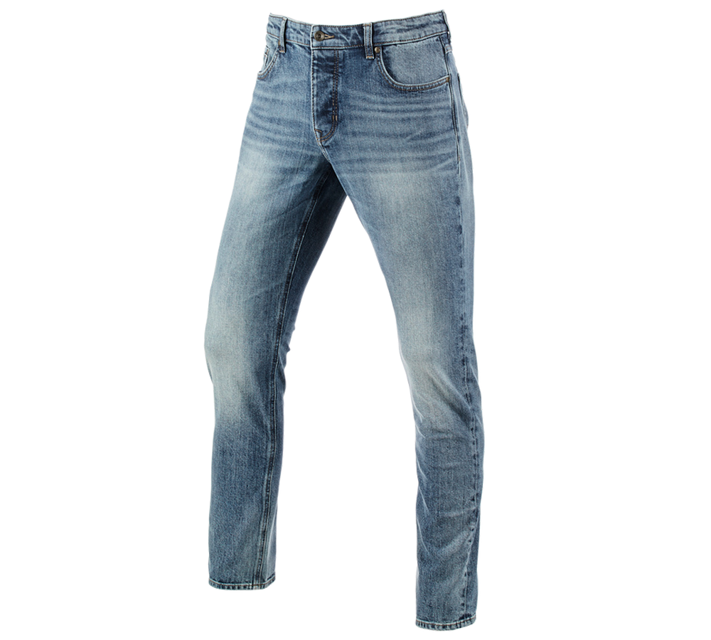 Primary image e.s. 5-pocket stretch jeans, slim stonewashed
