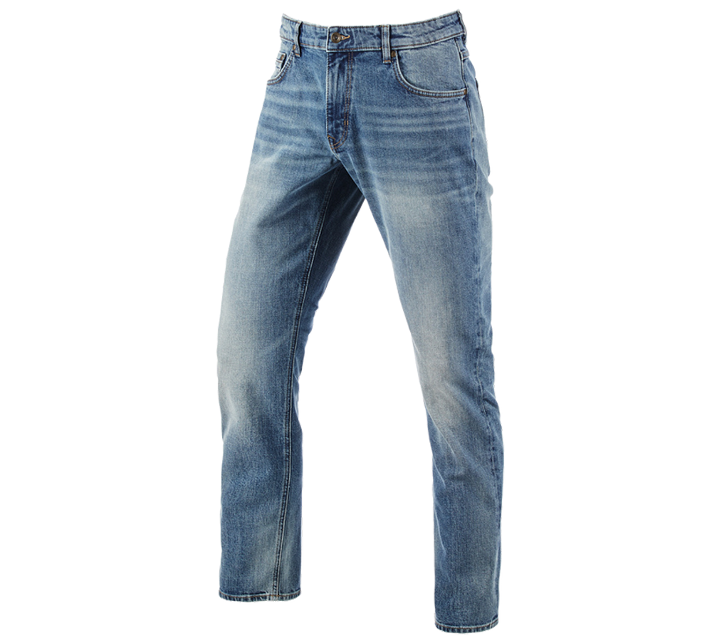 Primary image e.s. 5-pocket stretch jeans, straight stonewashed