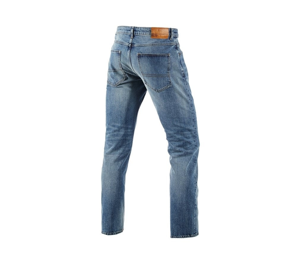 Secondary image e.s. 5-pocket stretch jeans, straight stonewashed