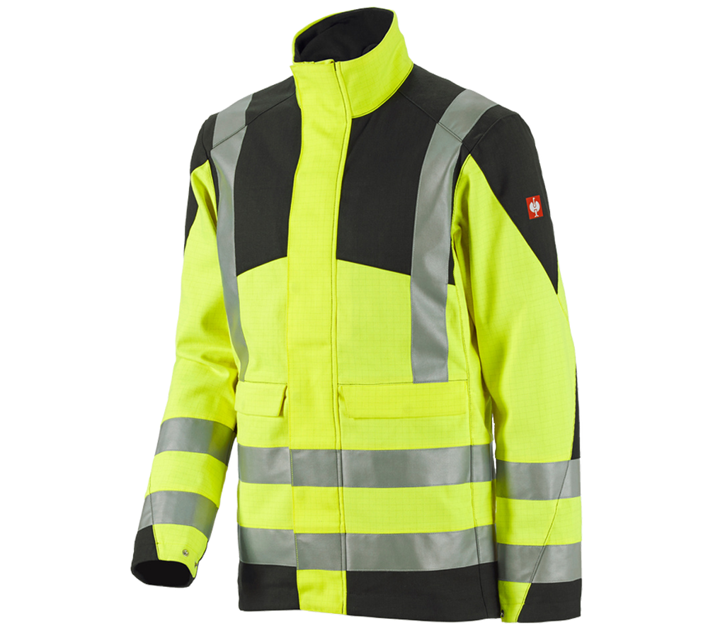Primary image e.s. Work jacket multinorm high-vis high-vis yellow/black