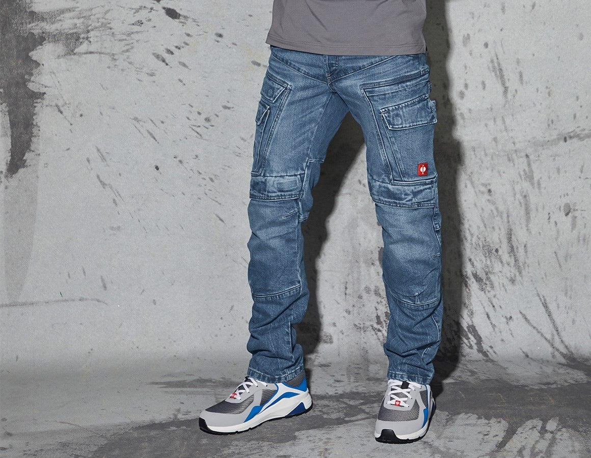 Main action image e.s. Cargo worker jeans POWERdenim stonewashed