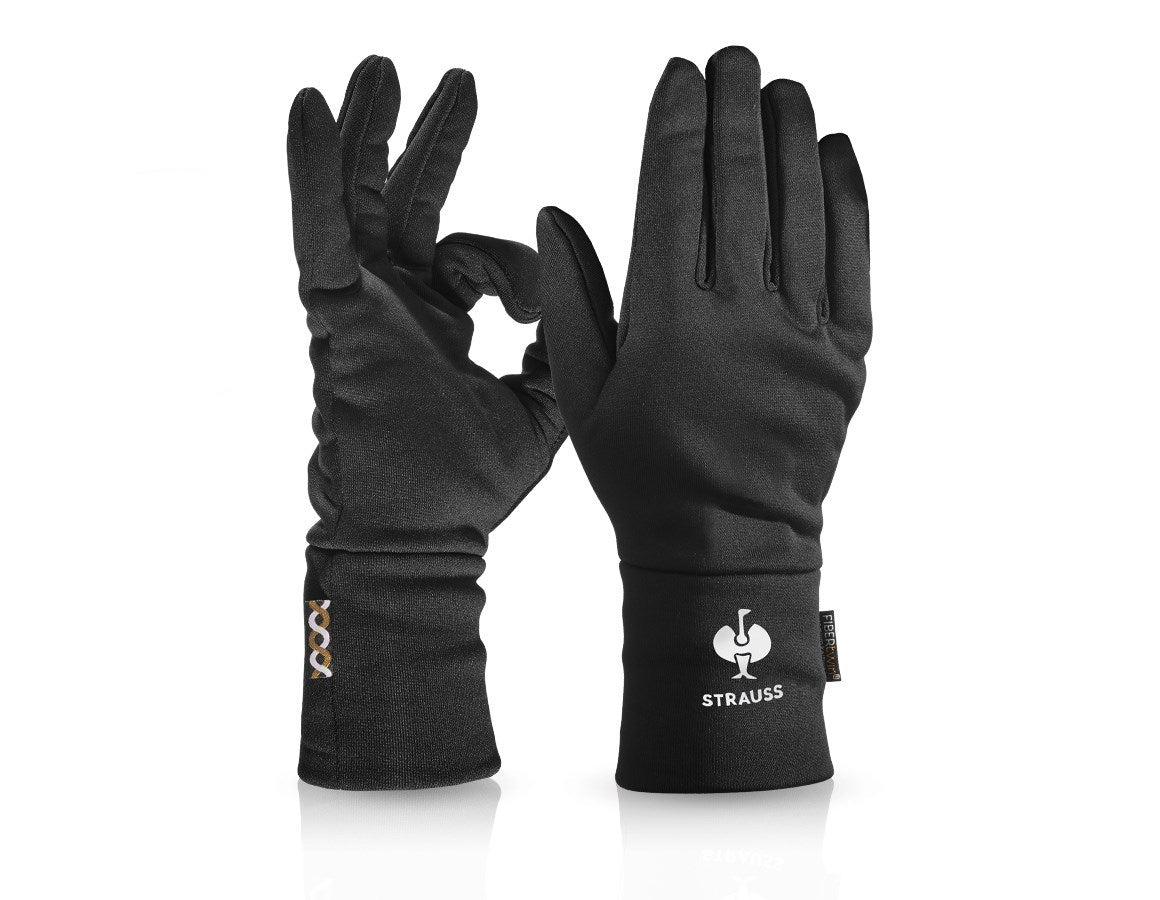 Primary image e.s. FIBERTWIN® thermo-stretch gloves black