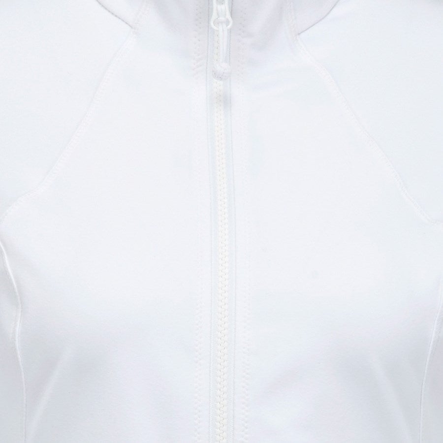 Detailed image e.s. Functional sweat jacket solid, ladies' white