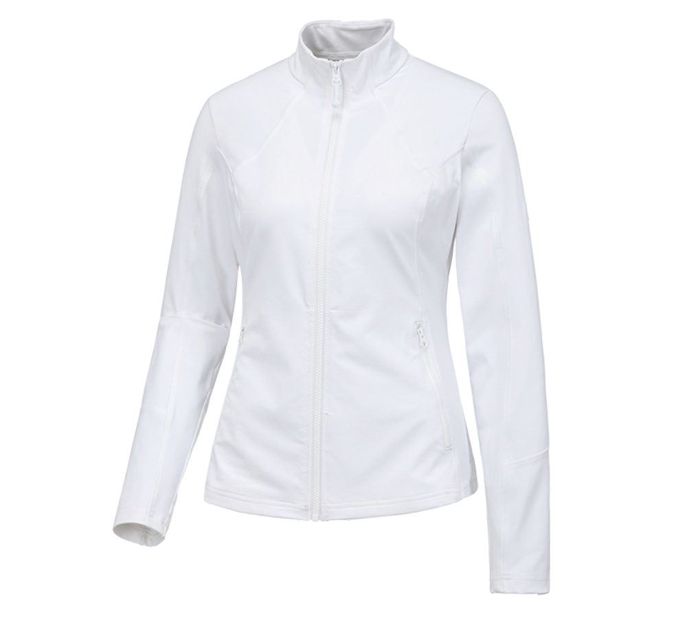 Primary image e.s. Functional sweat jacket solid, ladies' white