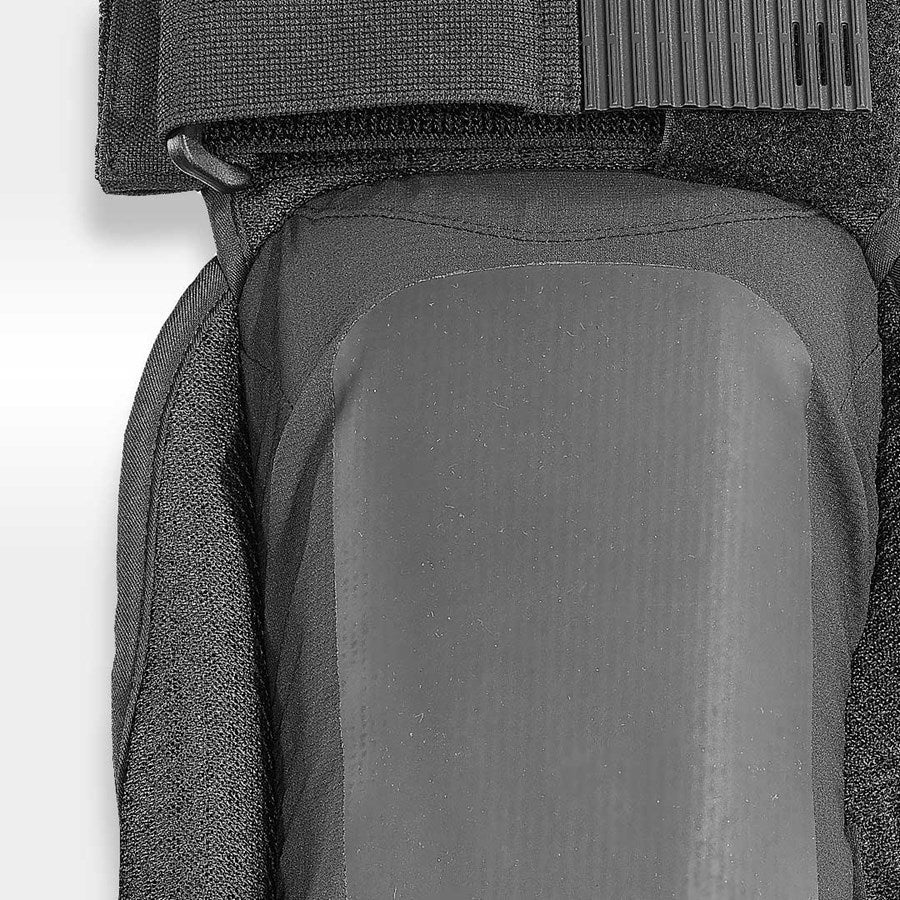 Detailed image e.s. Knee pad pocket Pro-Comfort, rough black/black