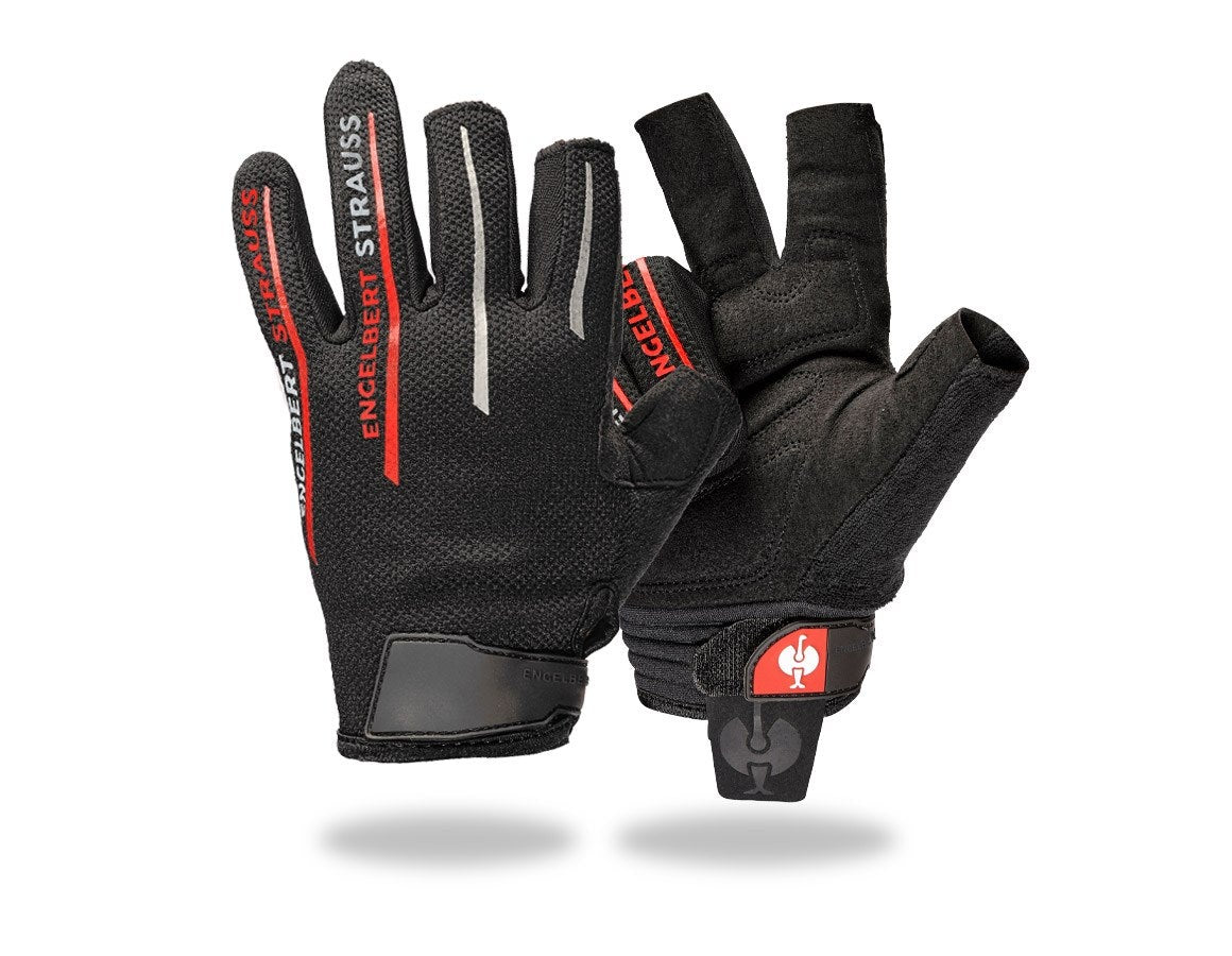 Primary image e.s. Mechanic's gloves Sensor black/red