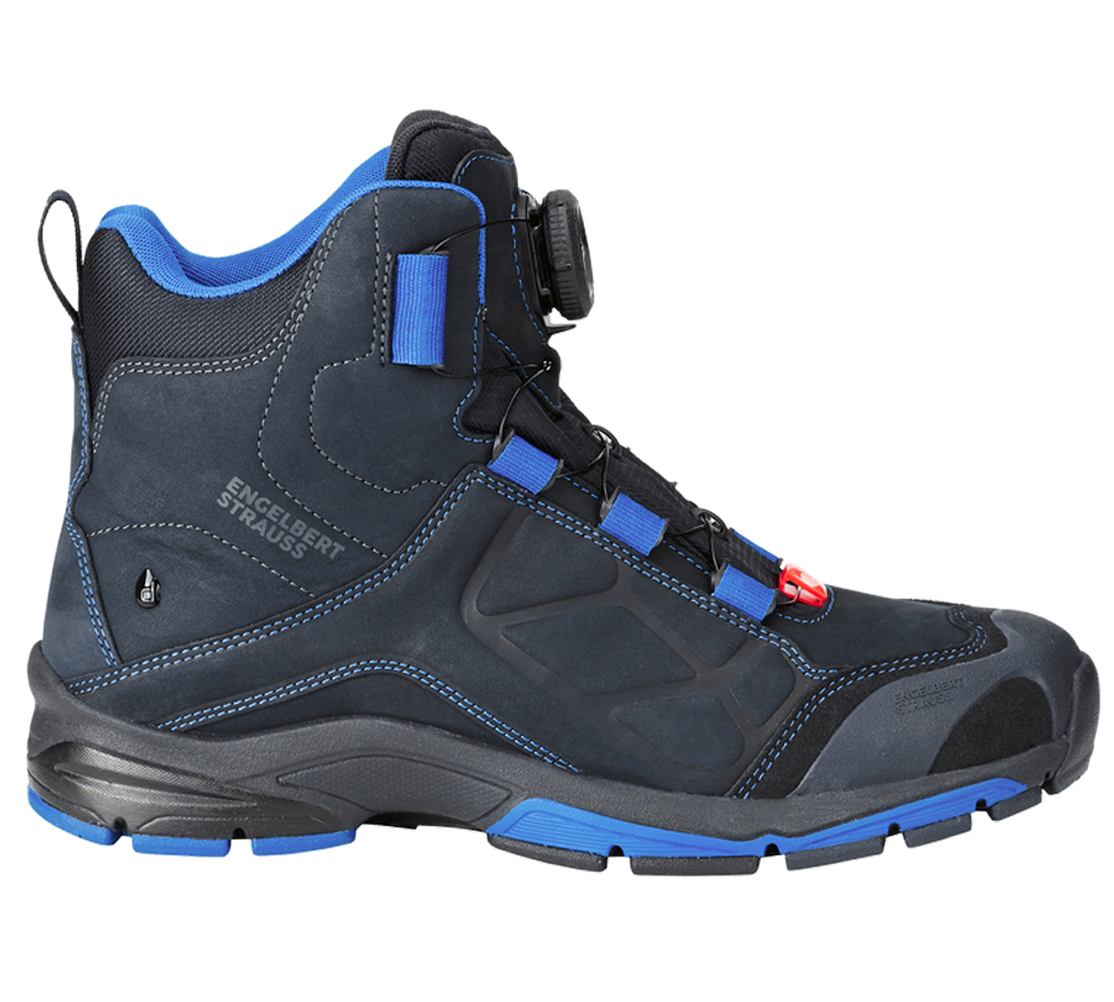 Primary image e.s. O2 Work shoes Tethys mid graphite/gentianblue