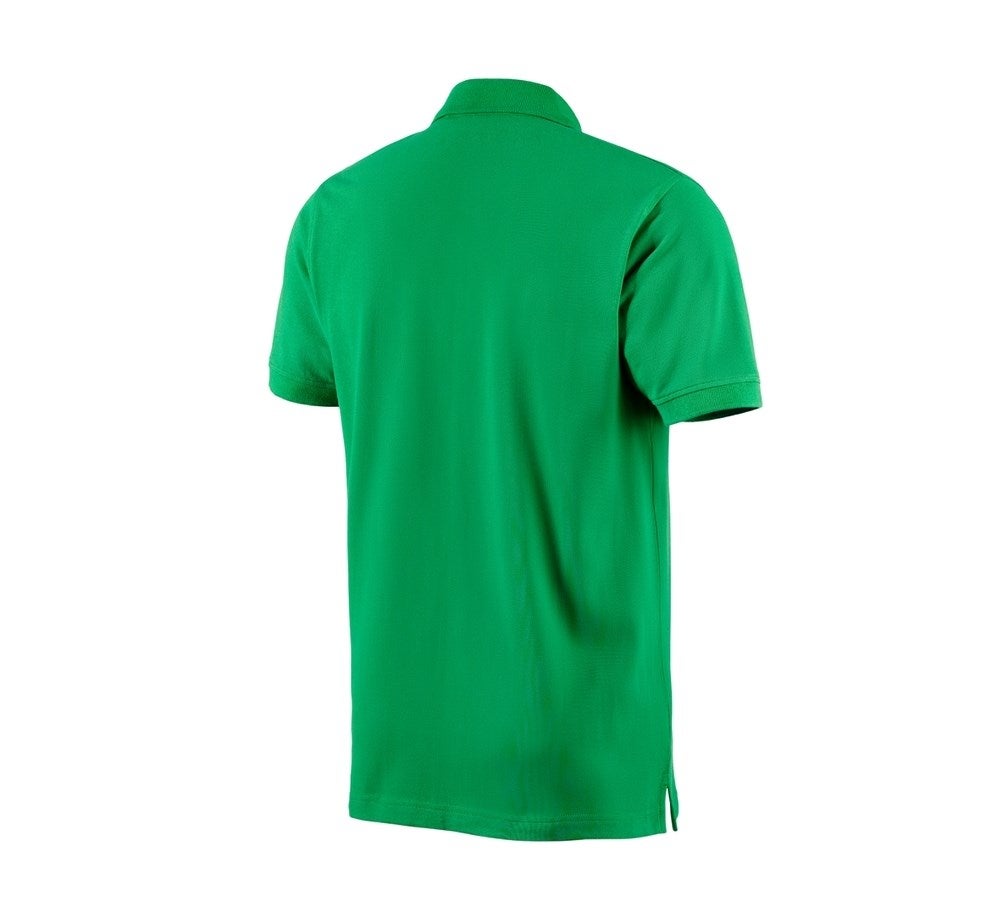 Secondary image e.s. Polo shirt cotton grassgreen