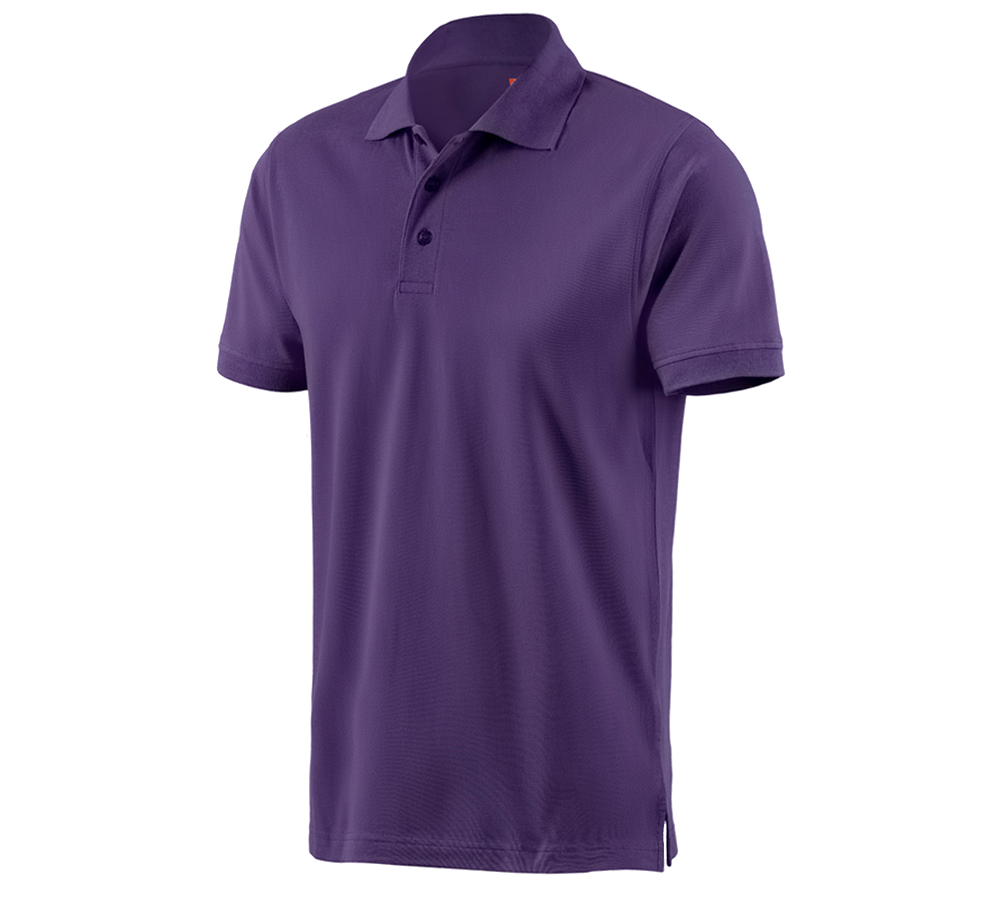 Primary image e.s. Polo shirt cotton purple