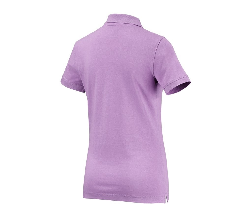 Secondary image e.s. Polo shirt cotton, ladies' lavender