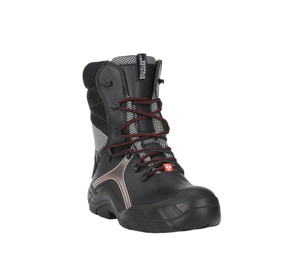 Secondary image e.s. S3 Safety boots Pollux black/red