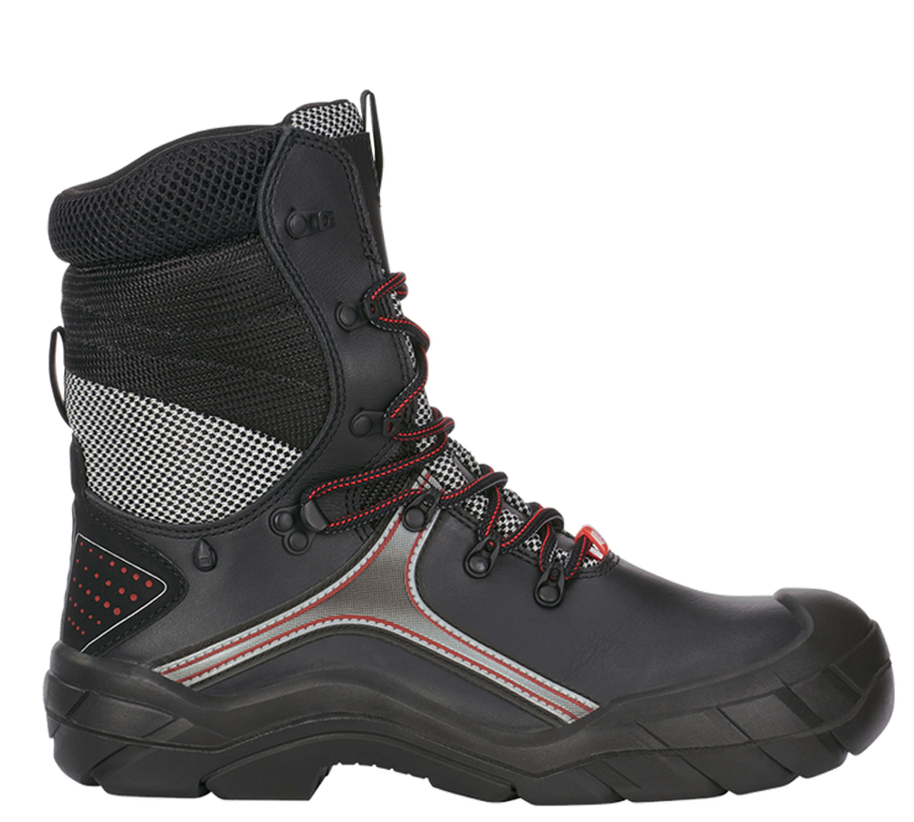 Primary image e.s. S3 Safety boots Pollux black/red