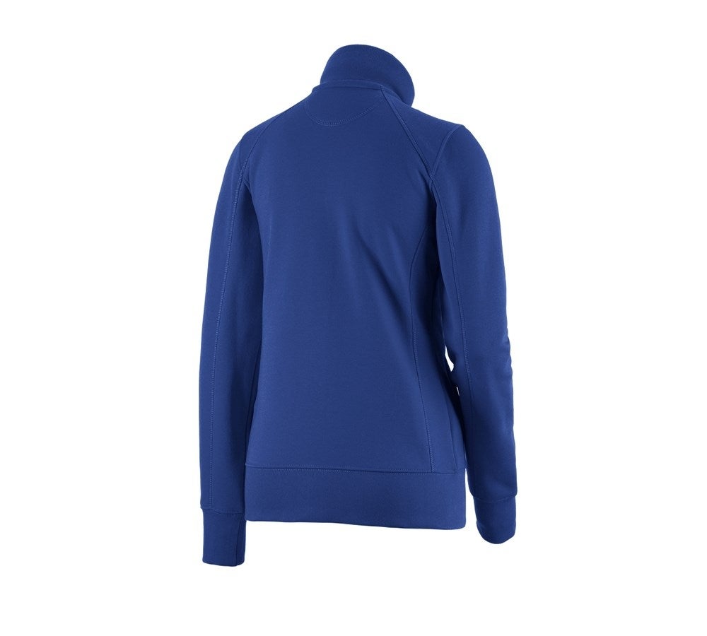 Secondary image e.s. Sweat jacket poly cotton, ladies' royal