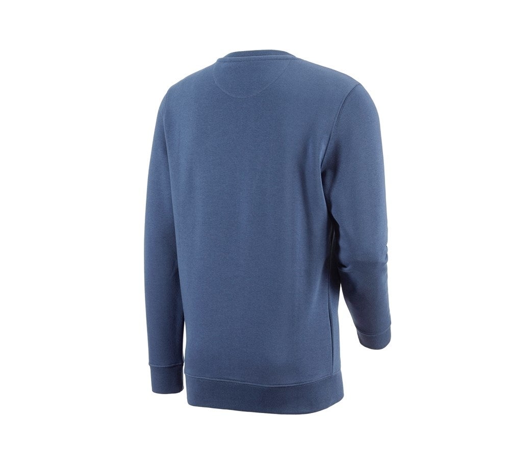 Secondary image e.s. Sweatshirt poly cotton cobalt