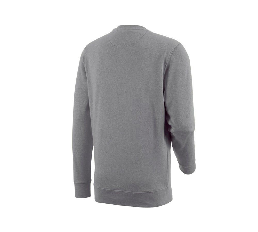 Secondary image e.s. Sweatshirt poly cotton platinum