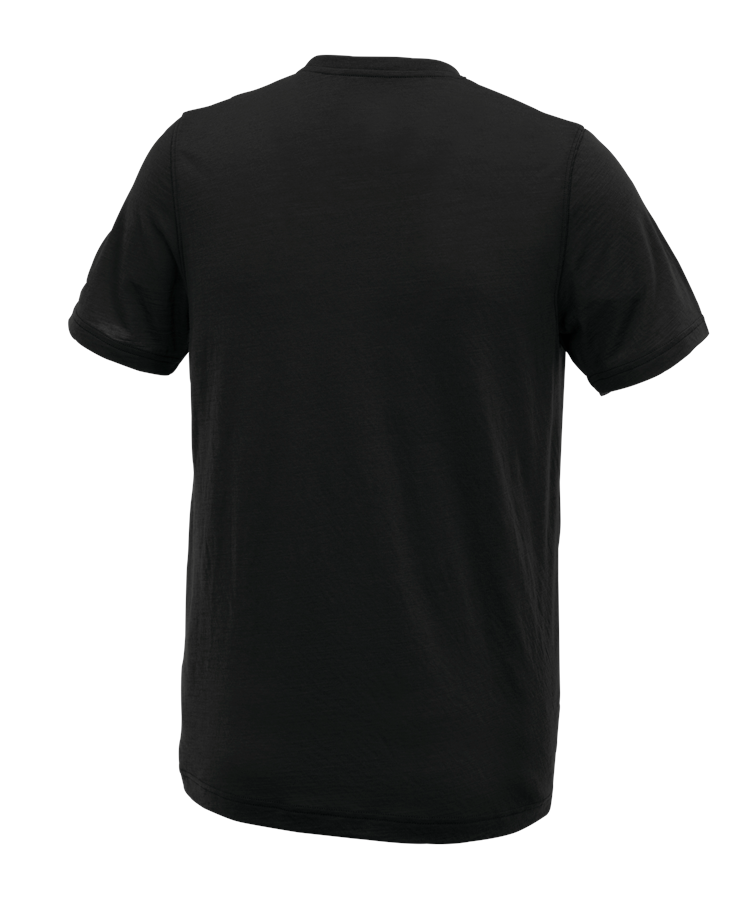 Secondary image e.s. T-shirt Merino light black