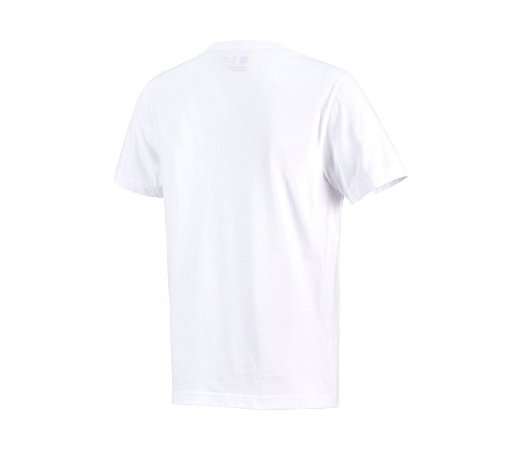 Secondary image e.s. T-shirt cotton white