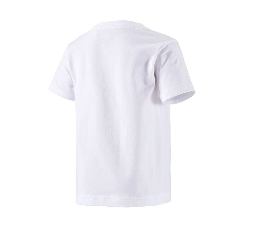 Secondary image e.s. T-Shirt cotton stretch, children's white