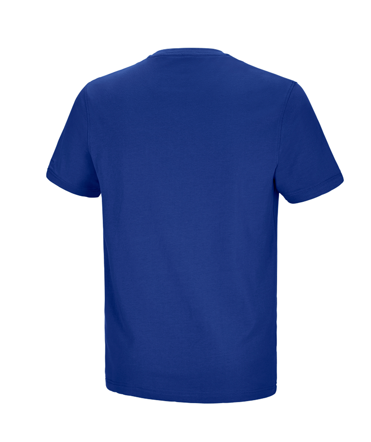 Secondary image e.s. T-shirt cotton stretch Pocket royal