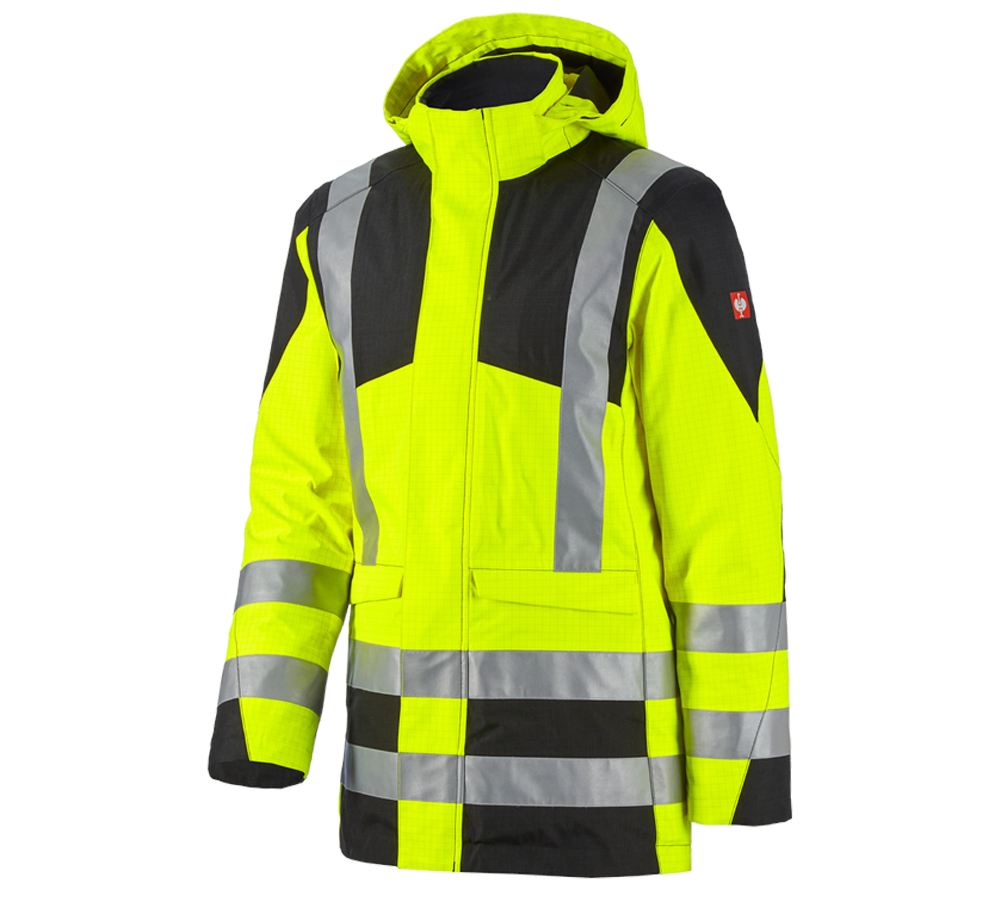 Primary image e.s. Weatherproof parka multinorm high-vis high-vis yellow/black