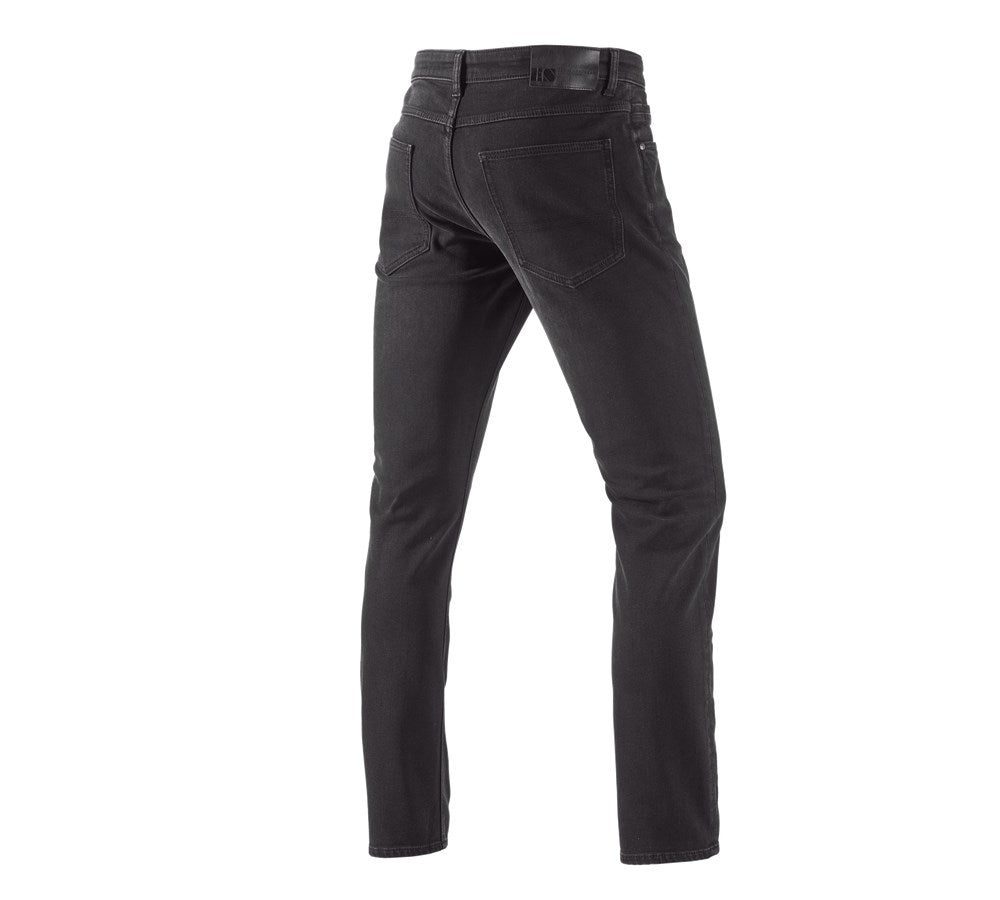 Secondary image e.s. Winter 5-Pocket stretch jeans blackwashed