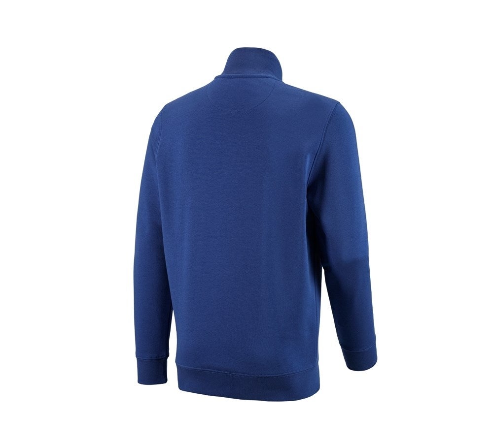 Secondary image e.s. ZIP-sweatshirt poly cotton royal